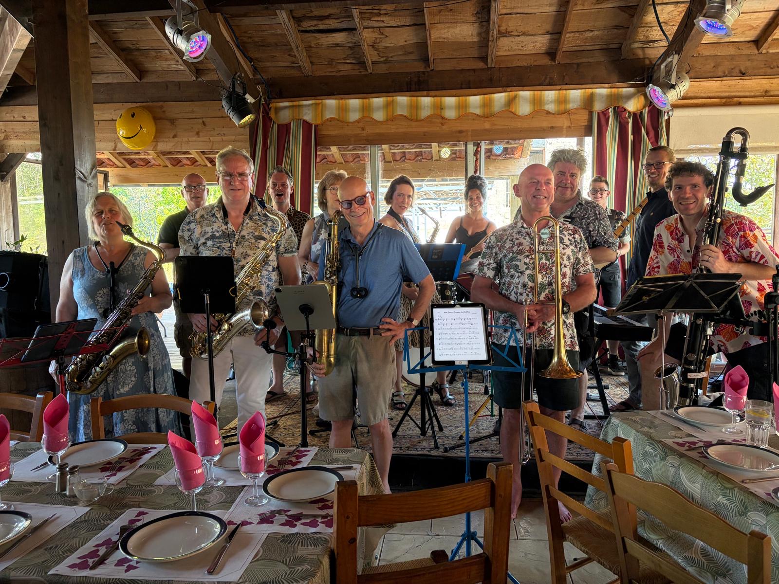 Dordogne Jazz reunion musicians